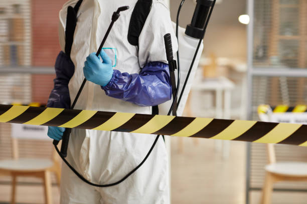 Professional Biohazard Cleanup technician working in Lisbon, IA